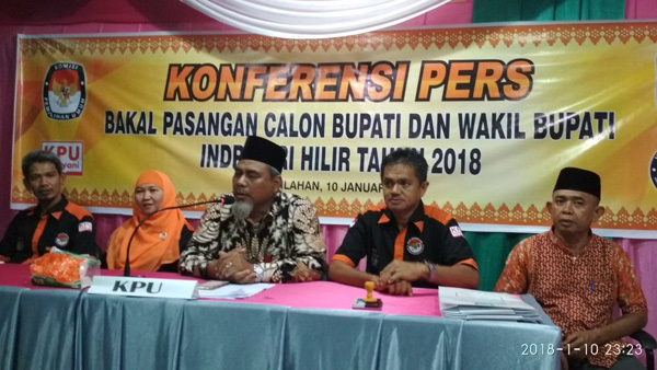 Pemeriksaan Berkas Calon Pilkada Inhil, KPU: Ada yang Tidak Lengkap